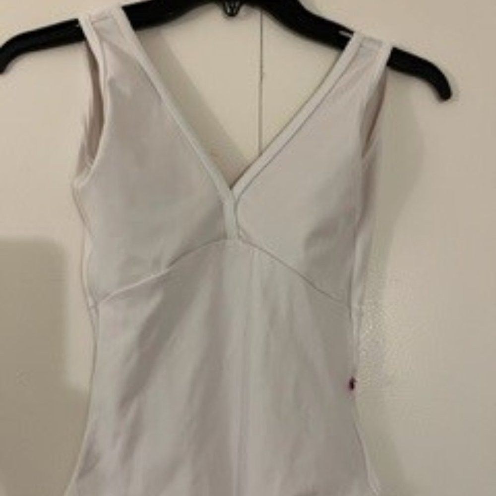 Yumiko M White Leotard